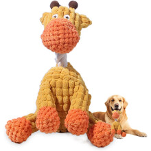 (Giraffe, -) Peluche squittente indistruttibile 2026, per cani masticatori