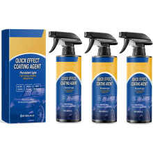 (3pcs, -) Spray rivestimento auto rapido per lucentezza, lavaggio senza acqua