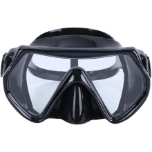 (A, -) Masque plongée adulte, large vision verre clair