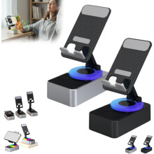 (2pcs, -) Power bank audio Bluetooth con supporto telefono, altoparlante con luce