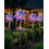 (4pcs, -) Luces molinillo arcoíris solar, estaca LED jardín mágica 1