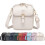 (White, -) Ρετρό δερμάτινη τσάντα crossbody, μεγάλη χωρητικότητα - Αντικλεπτική 1