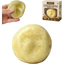 (1pc, -) Puré patata blandito realista 2.4", bola estrés handmade adolescentes