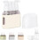 (Beige, 4 in 1) Μίνι διανομέας σαμπουάν, ταξιδιωτικά μπουκάλια - Σετ περιποίησης 1