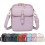 (Purple, -) Ρετρό δερμάτινη τσάντα crossbody, μεγάλη χωρητικότητα - Αντικλεπτική 1