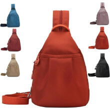(Orange, -) Bolsa de Viagem 3 em 1 à Prova D'água, Mochila Convertível