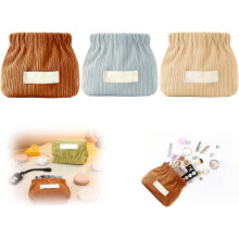 (A Set, -) Organizador Mini Elástico para Tira de Cabelo Corduroy, Pequeno para Viagem