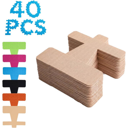 (Skin Tone, 40PCS) ταινία διορθωτή μπουνιον, κινησιολογία - Ανακούφιση μεγάλου δακτύλου