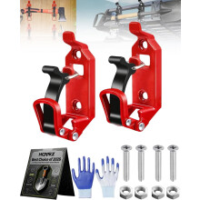 (Red, 2 Pieces) Zestaw montażowy do łopaty, szybko zwalniający, do ciężarówek