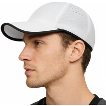 (A-white, -) Boné de Beisebol com Proteção UV, Ajustável para Cabelo Preso
