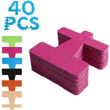 (Pink, 40PCS) 40 stuks voorgeknipte bunion corrector tape – kinesiologie voor grote teen pijnverlichting