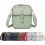 (Light Green, -) Δερμάτινη τσάντα crossbody διπλού στρώματος (ίδιο με 149) - Τσάντα μεσατζέρ 1