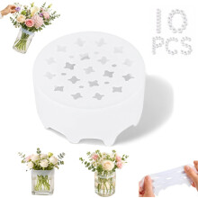 (10PCS, -) 5pcs Silicone Flower Arranging Grid, Flexible Floral Stem Holder for Vases