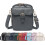 (Grey, -) Δερμάτινη τσάντα crossbody διπλού στρώματος (ίδιο με 149) - Τσάντα μεσατζέρ 1