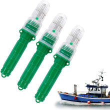 (Green and red lights, 3pcs) 3 pz razzi LED barca – Kit sicurezza marina approvato guardia costiera, segnali emergenza impermeabili