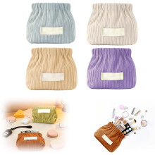 (E Set, -) Organizador Mini Elástico para Tira de Cabelo Corduroy, Pequeno para Viagem