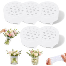 (5pcs, -) 5pcs Silicone Flower Arranging Grid, Flexible Floral Stem Holder for Vases