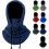 (B-navy, One Size) Passamontagna Sherpa, cappello termico e sciarpa invernale 1