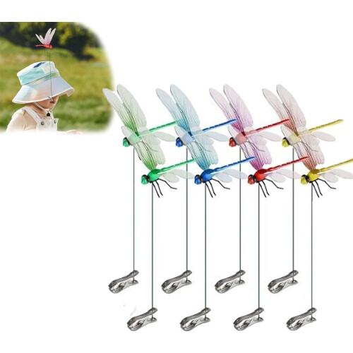 (8PCS, -) 3D ψεύτικη λιβελλούλη απωθητικό εντόμων - Διακόσμηση κήπου