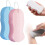 (2pcs-b, -) 2026 Peeling Badeschwamm, 2/4 Stück super weicher Körperpeeler 1