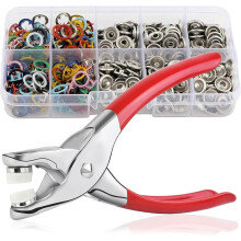 (Multicolor, -) Kit cucito 2026, con bottoni metallo e pinze, per jeans e DIY
