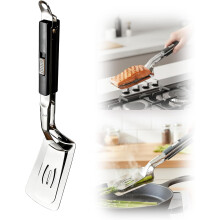 (Black, -) 2026 Anti-Scald Edelstahl Grillzange, multifunktionaler Food Flip Clip