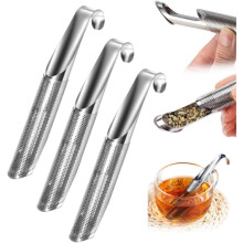(3pcs, -) 2026 Stainless Steel Tea Infuser, Mesh Strainer with Hanging Hook Handle