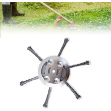 (2pack,6 Blades, -) 2025 ståltråd grästrimmer huvud, universal busk skärare ersättning