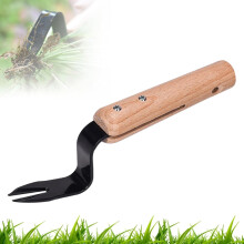 (Black, -) Unkrautwurzelheber, Edelstahl Garten Handjäter für Rasen
