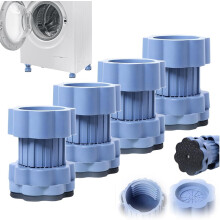 (Blue, 8pcs) 2026 anti-vibratie wasmachine pads – verstelbare waterpasmat
