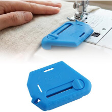 (Blue, -) 2026 veelhoekige magnetische naadgeleider voor naaimachine – anti-roll zoom