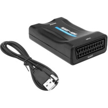 Convertisseur vidéo et audio - ONEVER - SCART vers HDMI - 1080p/720p - Plug and Play - Léger