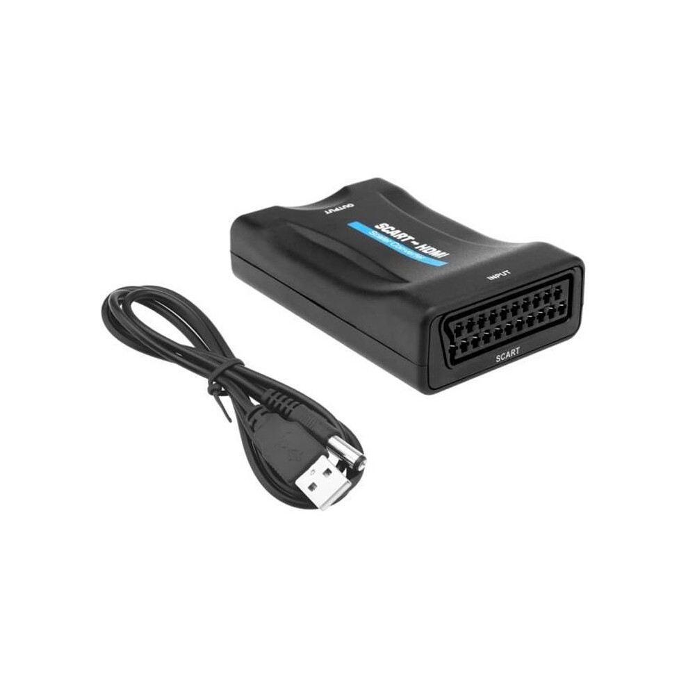 Video And Audio Converter - Onever - Scart To Hdmi - 1080P/720P - Plug And Play - Lightweight 9149891802841