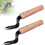 (Black 2pcs, -) Εργαλείο ξεριζώματος ρίζας, ανοξείδωτο - Βοτανίστρια κήπου 1