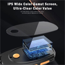 Draagbare 1080p 500x digitale microscoop met 8 LED-vergrootglazen voor het repareren van elektronische munten en sieraden.