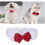 Cat Bow Tie Collar Red Bow Adjustable Cat Collar Formal Pet Bow Tie Collar for 1