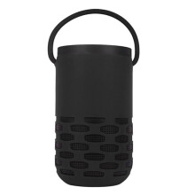 Zwarte siliconen beschermhoes voor accessoires van de Bose Home draagbare luidspreker.
