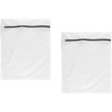 NOVAGO 2 Laundry Nets, Laundry Bag, White, Size M (40x50 cm)