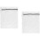 NOVAGO 2 Laundry Nets, Laundry Bag, White, Size M (40x50 cm) 1