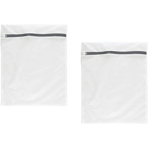 NOVAGO 2 Laundry Nets, Laundry Bag, White, Size M (40x50 cm)