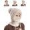 (Beige, -) Σκούφος balaclava 3 σε 1, ζεστό κασκόλ μάσκας - Χειμερινό 1