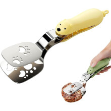 (B, -) 2026 2-in-1 rutschfester Spatelzange, Edelstahl Barbecue Flip Clip