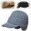 (Gray, -) Cappello termico con paraorecchie, per uomo e donna 1
