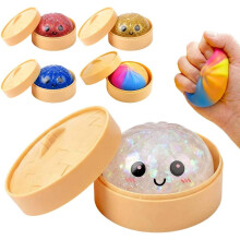 (White, -) 4 pelotas antiestrés handmade, blanditas grandes TPR