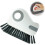 (Gray 1pc, -) Βούρτσα καθαρισμού αυλακώσεων 2 σε 1 2025 - Για τροχιές παραθύρων 1