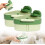 (Green 2pcs, -) Σουρωτήρι γωνίας νεροχύτη με βεντούζα, πρέσα απόρριψης - Αυτόματο καλάθι 1