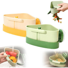 (Yellow+green, -) Saugnapf Eckspülen-Sieb, Druck-Automatikentleerung Ablaufkorb