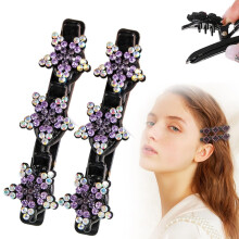 (Star-B, -) Presilha de Cabelo com Cristal Brilhante 2025, Duckbill para Mulher