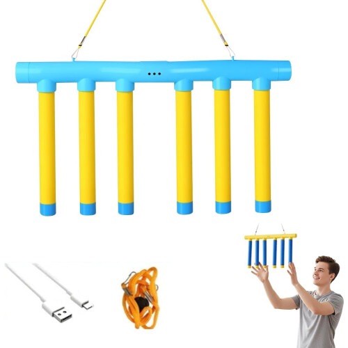 (Yellow, -) Reflex Game Falling Sticks, Adjustable Hand-Eye Coordination Trainer