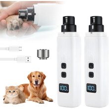 (White+6*Heads, -) Cortaúñas gato seguro 2025, 3 ajustes 360 lijado